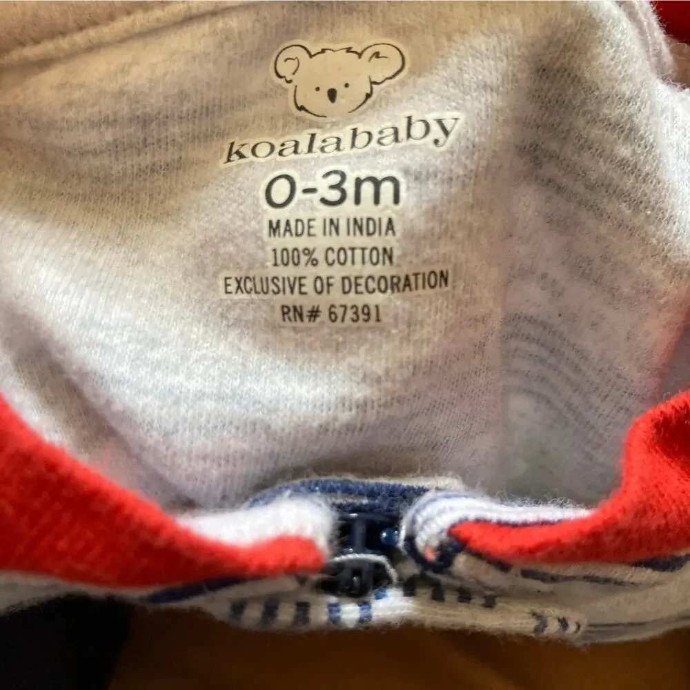 Koala Baby Daddy's Little Champ Footy Pajamas, Size 0-3M